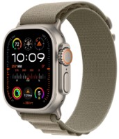 Smartwatch Apple Watch Ultra 2 GPS + Cellular 49mm Titanium Case with Olive Alpine Loop (MREY3)