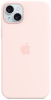 Husa de protecție Apple iPhone 15 Plus Silicone Case with MagSafe Light Pink imaginea #1 — magazin online Desire.md