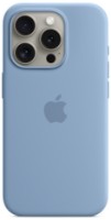 Чехол Apple iPhone 15 Pro Silicone Case with MagSafe Winter Blue фото №1 — интернет-магазин Desire.md