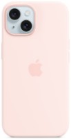 Husa de protecție Apple iPhone 15 Silicone Case with MagSafe Light Pink imaginea #1 — magazin online Desire.md