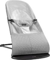 Șezlong pentru bebeluși BabyBjorn Balance Silver White Mesh (005029A)