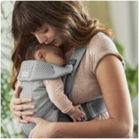 Кенгуру для новорожденных BabyBjorn Mini Grey 3D Mesh (021018E1) фото №2 — интернет-магазин Desire.md