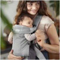 Кенгуру для новорожденных BabyBjorn Mini Grey 3D Mesh (021018E1) фото №5 — интернет-магазин Desire.md
