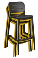 Барный стул Deco Terasa Bar Helix Yellow фото №4 — интернет-магазин Desire.md