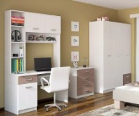 Письменный стол Sokme Кросслайн 1200 Кросслайн Латте/Мокка фото №3 — интернет-магазин Desire.md