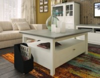 Măsuţă cafea Sokme Орегон 1100 Белый/Серый imaginea #2 — magazin online Desire.md