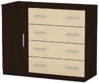 Comodă Компанит 4+1Б Wenge imaginea #1 — magazin online Desire.md