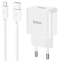 Încărcător Hoco C106A Leisure + Micro-USB White