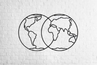 Декоративное панно Ewa Toys Hemispheres of Earth фото №3 — интернет-магазин Desire.md