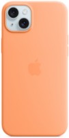 Husa de protecție Apple iPhone 15 Plus Silicone Case with MagSafe Orange Sorbet