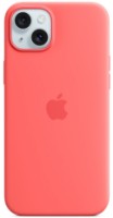 Husa de protecție Apple iPhone 15 Silicone Case with MagSafe Guava imaginea #1 — magazin online Desire.md