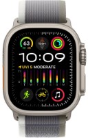 Смарт-часы Apple Watch Ultra 2 GPS + Cellular 49mm Titanium Case with Green/Grey Trail Loop S/M (MRF33) фото №1 — интернет-магазин Desire.md