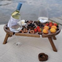 Măsuța pentru vinuri Карпаты Oval №5 imaginea #2 — magazin online Desire.md