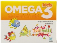 Жирные кислоты Leben Omega 3 Kids Tutti-Frutti 40cap