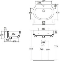 Lavoar Galassia EL1 1F (112983) imaginea #2 — magazin online Desire.md