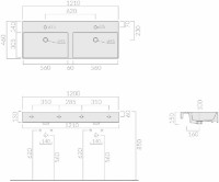 Lavoar Galassia MEG11 Pro 2F 1210x450 (112992) imaginea #2 — magazin online Desire.md