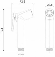 Duș igienic Imprese f03700101LC imaginea #2 — magazin online Desire.md