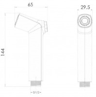 Гигиенический душ Imprese f03700110BB фото №2 — интернет-магазин Desire.md