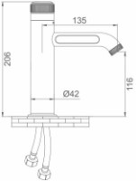 Смеситель для умывальника Matezzy Sole (106116) фото №2 — интернет-магазин Desire.md