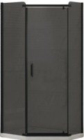 Cabină de duș New Trendy New Komfort K-0807 Black Pentagonal 90x90x195 Hinged (18099)