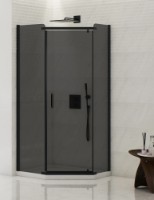 Cabină de duș New Trendy New Komfort K-0807 Black Pentagonal 90x90x195 Hinged (18099) imaginea #2 — magazin online Desire.md