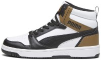 Bocanci pentru bărbați Puma Rebound V6 Puma White/Black/Chocolate Chip 40.5 imaginea #2 — magazin online Desire.md