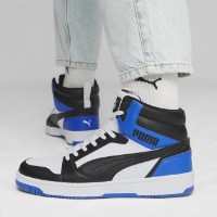 Bocanci pentru bărbați Puma Rebound V6 Puma White/Black/Team Royal 44 imaginea #7 — magazin online Desire.md