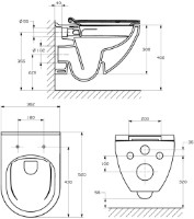 Унитаз Roca Hebe Rimless Slim (A34H138000) фото №3 — интернет-магазин Desire.md