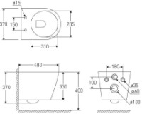 Vas WC VOLLE Sota (1338.001000) imaginea #3 — magazin online Desire.md