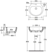 Lavoar Galassia EL1 1F (112977) imaginea #3 — magazin online Desire.md