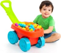 Set de construcție Molto Wagon Blocks Red 23460 imaginea #3 — magazin online Desire.md