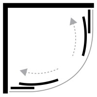 Душевая кабина New Trendy Suavia ZS-0010 90x90x201 (18097) фото №2 — интернет-магазин Desire.md