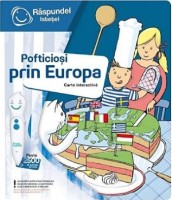Carte educațională pentru copii Raspundel Istetel Pofticiosi prin Europa (9788076880979)