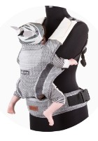 Кенгуру для новорожденных Chipolino Bobby Fly Graphite (KENBYF0232GT) фото №1 — интернет-магазин Desire.md