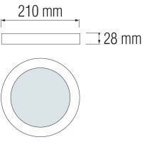 Plafonieră Horoz Caroline-18 (016025001805) imaginea #3 — magazin online Desire.md