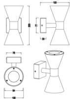 Candelabru de perete Trio 212560232 imaginea #3 — magazin online Desire.md