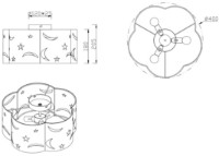 Потолочный светильник Trio 602300345 фото №3 — интернет-магазин Desire.md