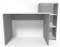 Письменный стол Smartex M2 130cm Белый/Графит фото №2 — интернет-магазин Desire.md