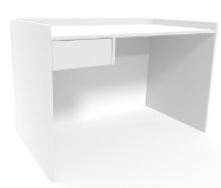 Письменный стол Smartex M3 110cm Белый фото №2 — интернет-магазин Desire.md