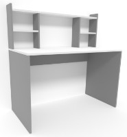 Письменный стол Smartex M4 120cm Белый/Графит фото №3 — интернет-магазин Desire.md