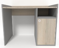 Письменный стол Smartex Tab Classic 100cm Графит/Дуб Светлый фото №3 — интернет-магазин Desire.md