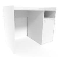 Письменный стол Smartex Tab Classic 110cm Белый фото №3 — интернет-магазин Desire.md