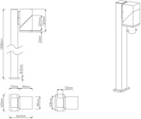 Уличный светильник Trio Avon (470660142) фото №3 — интернет-магазин Desire.md