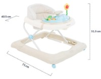 Ходунки Kikka Boo Misty Beige 2023 фото №3 — интернет-магазин Desire.md