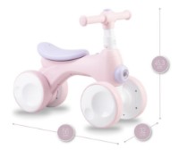 Bicicleta fără pedale Momi Tobis Pink (ROBI00042) imaginea #7 — magazin online Desire.md