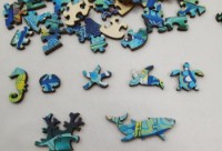 Пазл Eureka E2D Rainbow Wooden Sea Turtle (473620) фото №2 — интернет-магазин Desire.md