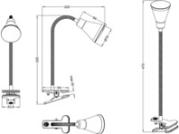 Veioză birou Trio R22711102 imaginea #2 — magazin online Desire.md