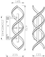 Бра Trio Sequence (241810208) фото №3 — интернет-магазин Desire.md