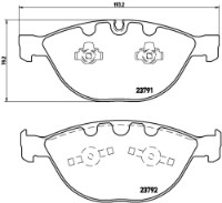 Комплект тормозных колодок Brembo P 06 047 фото №2 — интернет-магазин Desire.md