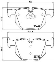 Set placute frână Brembo P 06 056X imaginea #2 — magazin online Desire.md